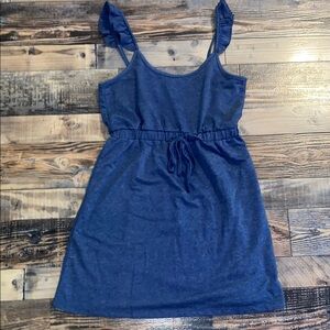 Love at First sight mini dress heather blue size medium